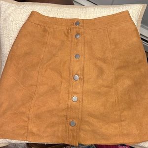 Mustard yellow skirt size 2